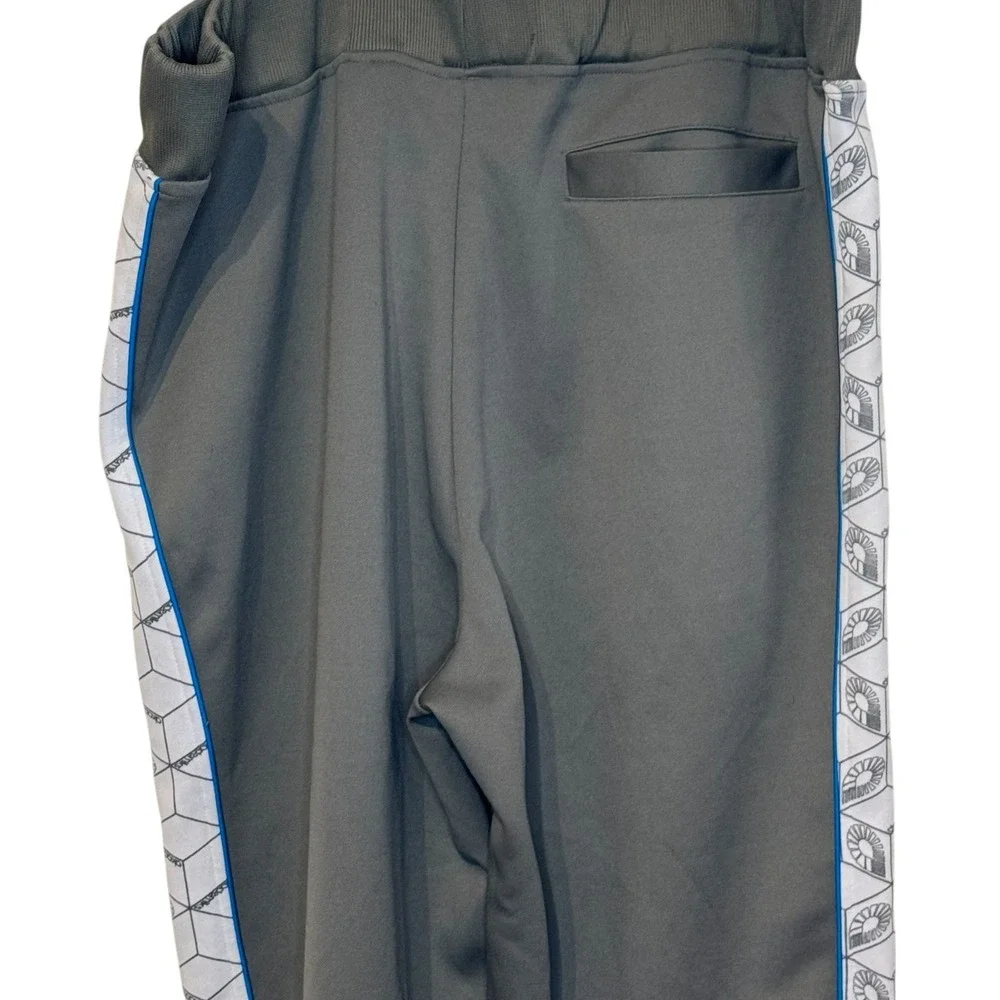 Akademiks Men's Track Pants Straight Leg Athletic Piping Pull On Gray Size 2XL - Picture 8 of 13